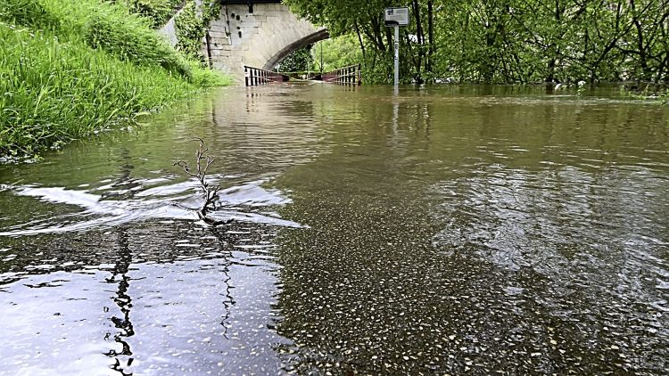 Crue de l'Isle à Périgueux