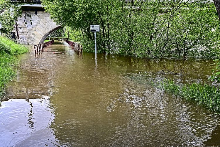 Crue de l'Isle à Périgueux