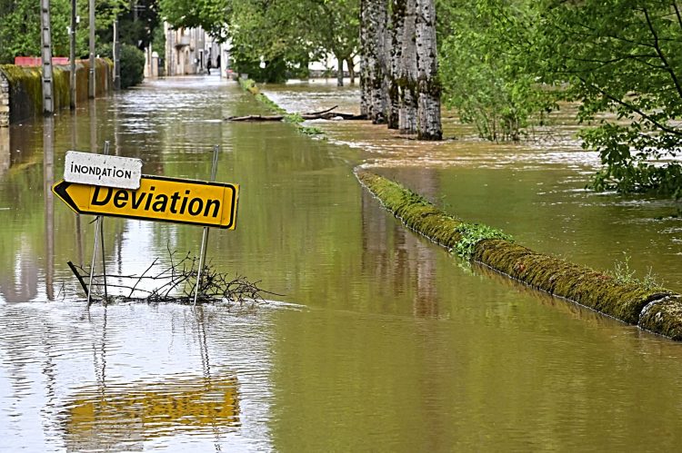 Crue de l'Auvézère - Cubjac