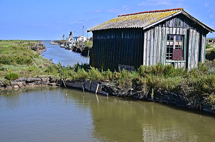 Île d'Oléron, Cabanes ostréicoles, Chenal, Etier