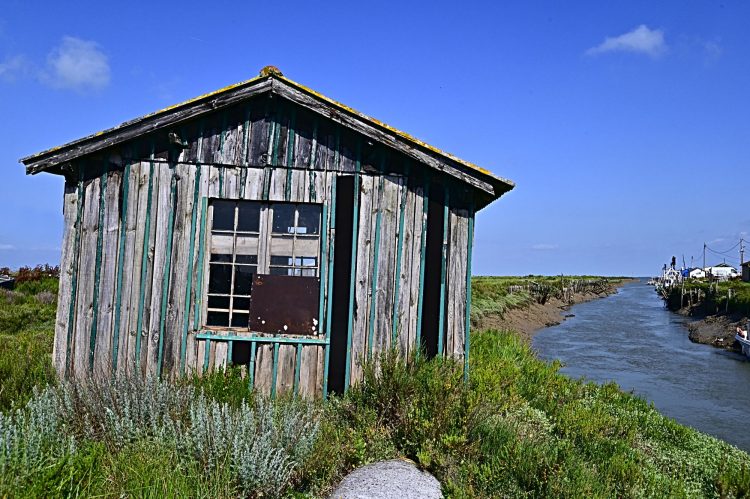 Île d'Oléron, Cabanes ostréicoles, Chenal, Etier