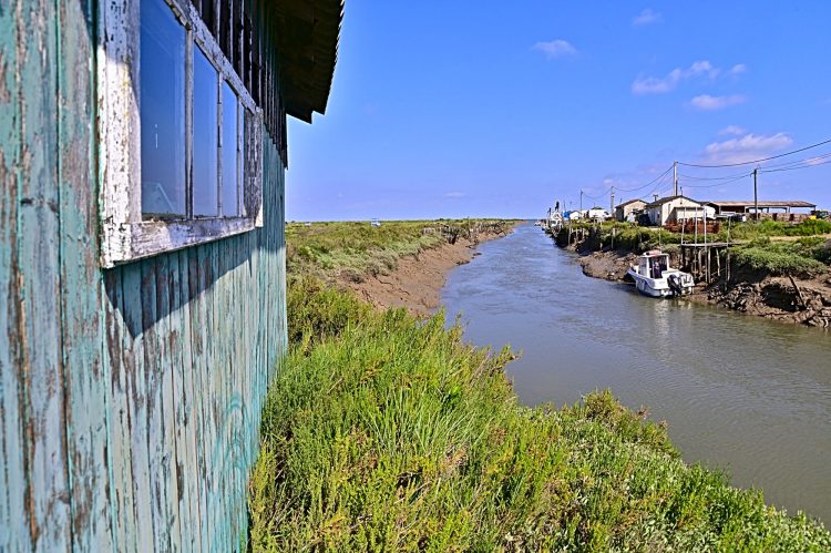 Île d'Oléron, Cabanes ostréicoles, Chenal, Etier