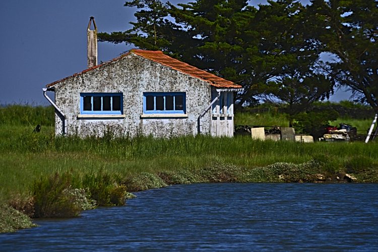 Île d'Oléron, Cabanes ostréicoles, Chenal, Etier