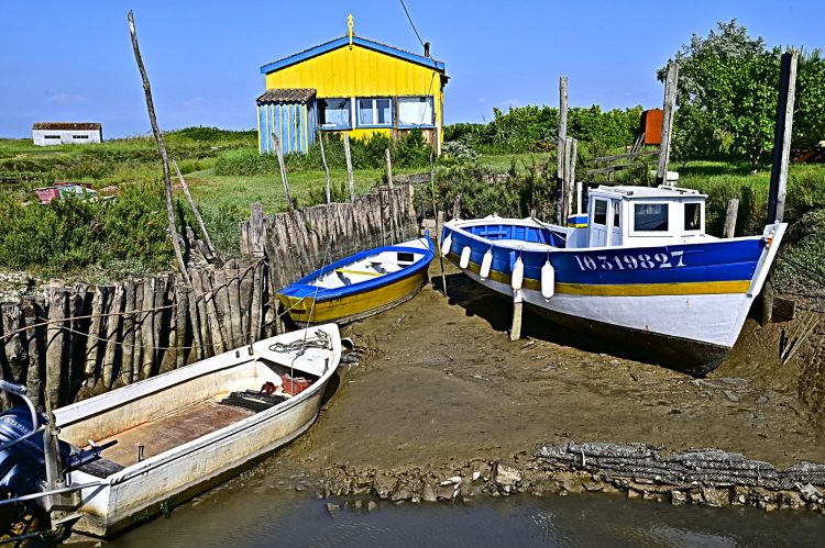Île d'Oléron, Cabanes ostréicoles, Chenal, Etier