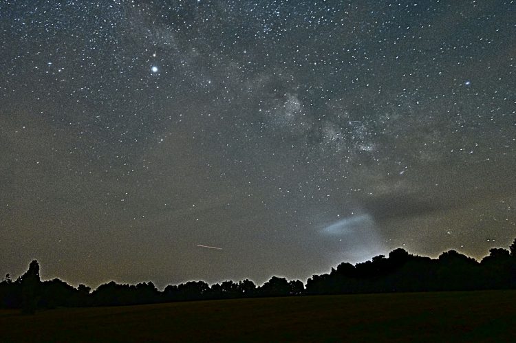 astrophoto, solstice d'été, voie lactée, paysage nocturne