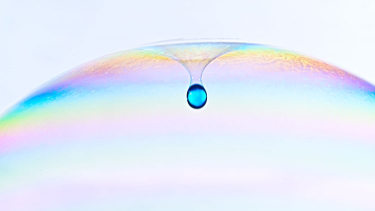 bulle de savon, haute vitesse, éclatement