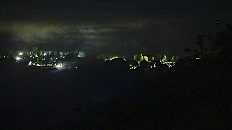 Voie lactée, milky way, Vallée de la Vézère, paysage nocturne, étoiles, nuit