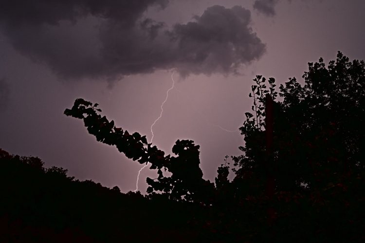 Orages, éclairs