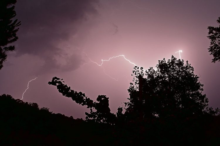 Orages, éclairs