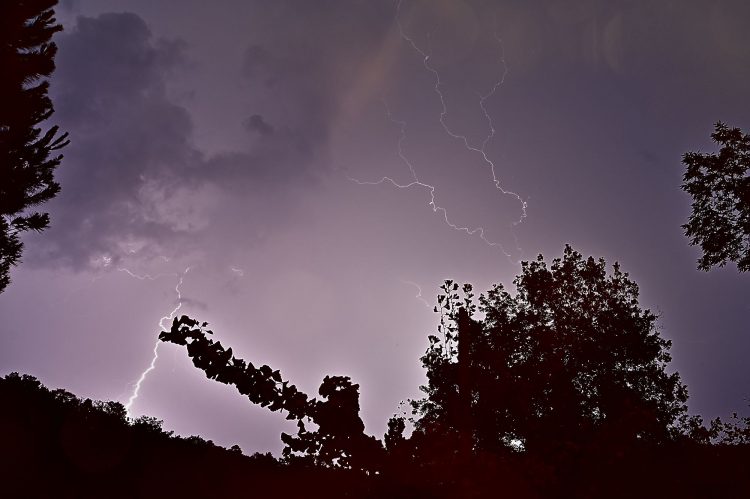 Orages, éclairs