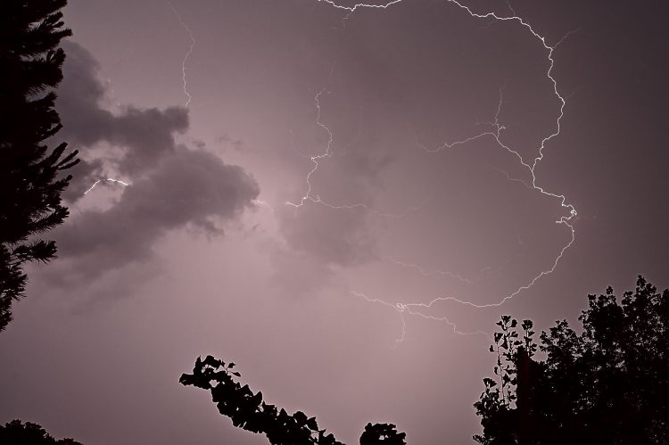 Orages, éclairs