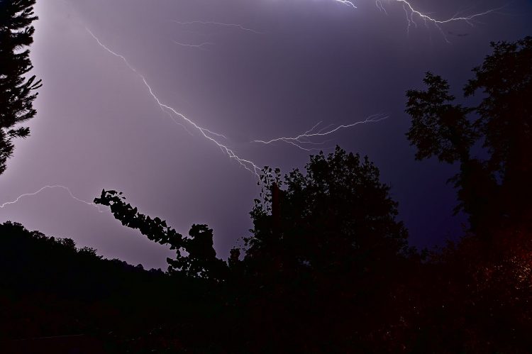 Orages, éclairs