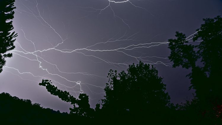 Orages, éclairs